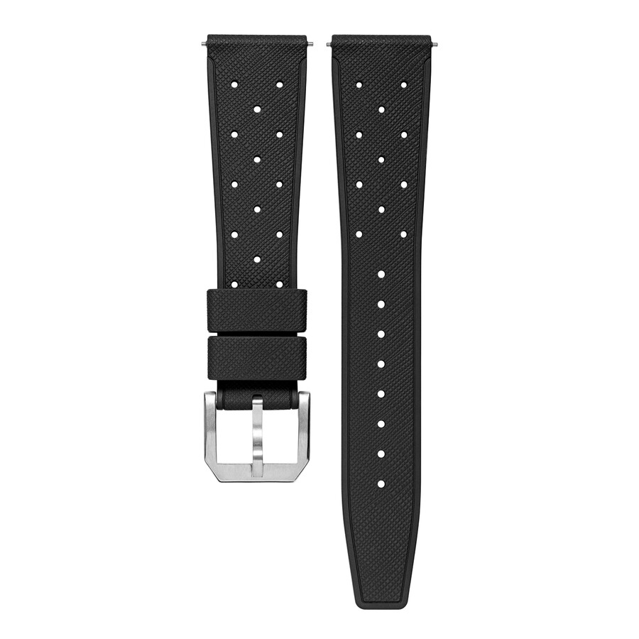 correa clásica de caucho negra - baltic watches