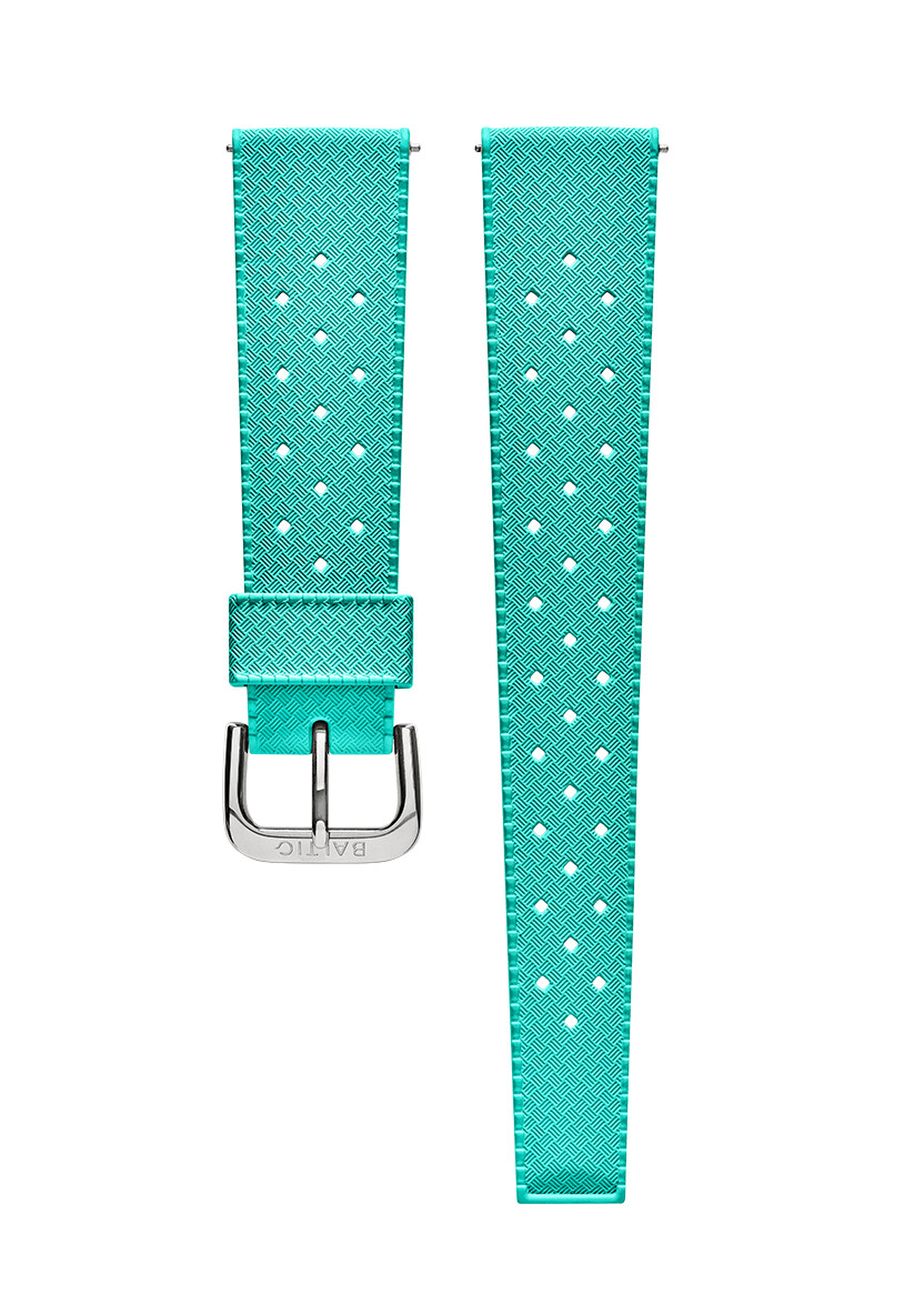 correa de caucho fkm turquesa - baltic watches