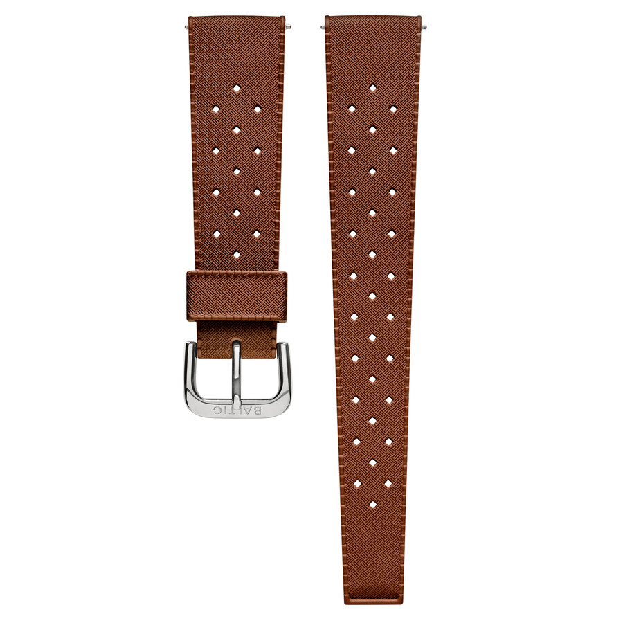 correa de caucho fkm marrón - baltic watches
