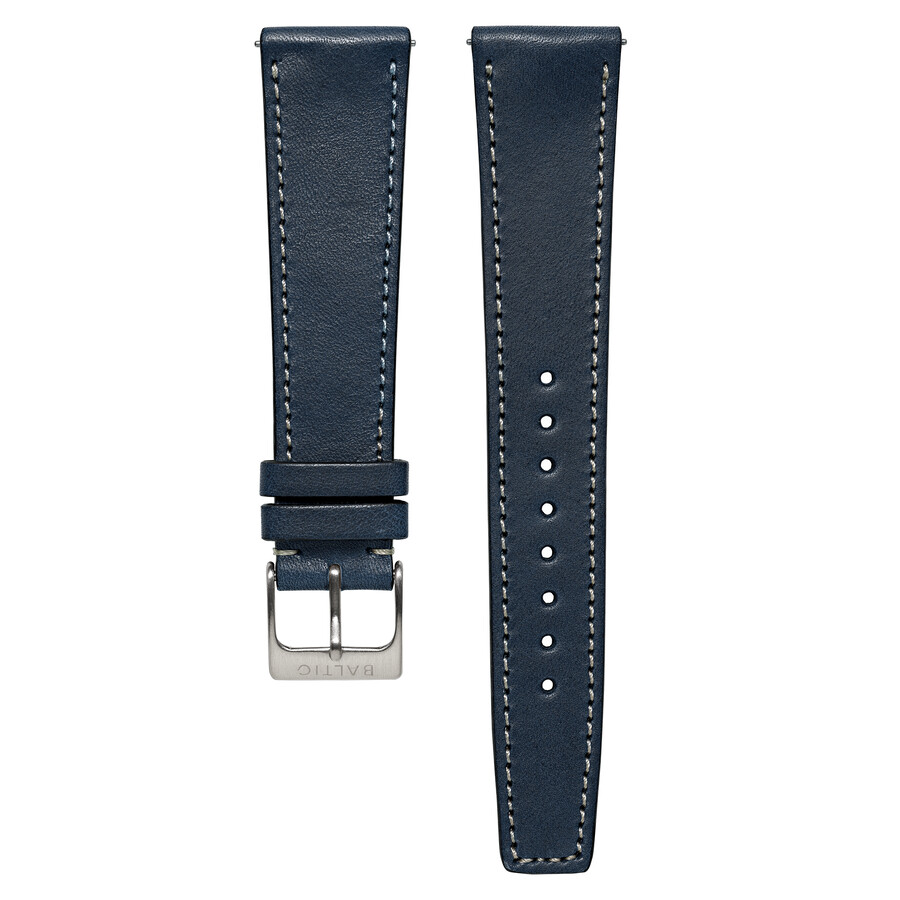 correa cosida azul claro - baltic watches