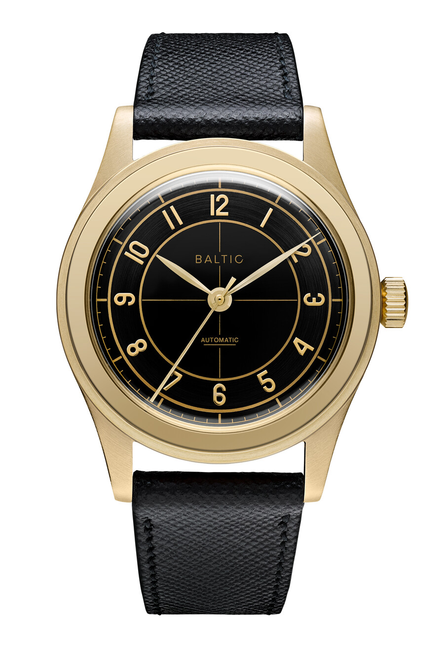 hms 002 oro pvd negro - relojes bálticos