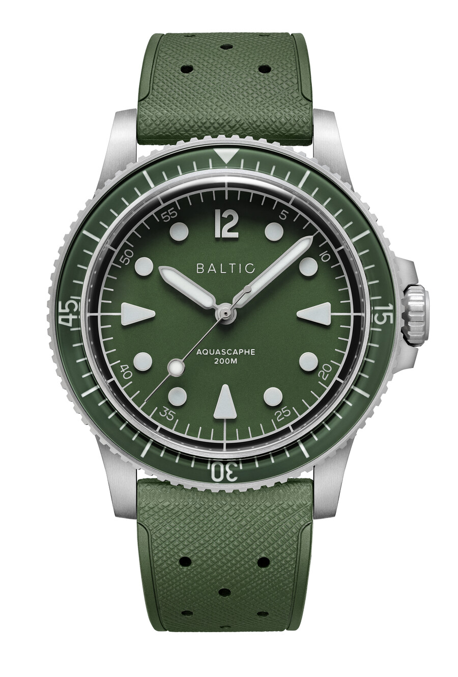 aquascaphe mk2 verde - relojes bálticos
