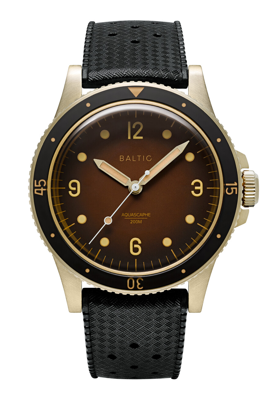 aquascaphe bronce marrón - relojes bálticos