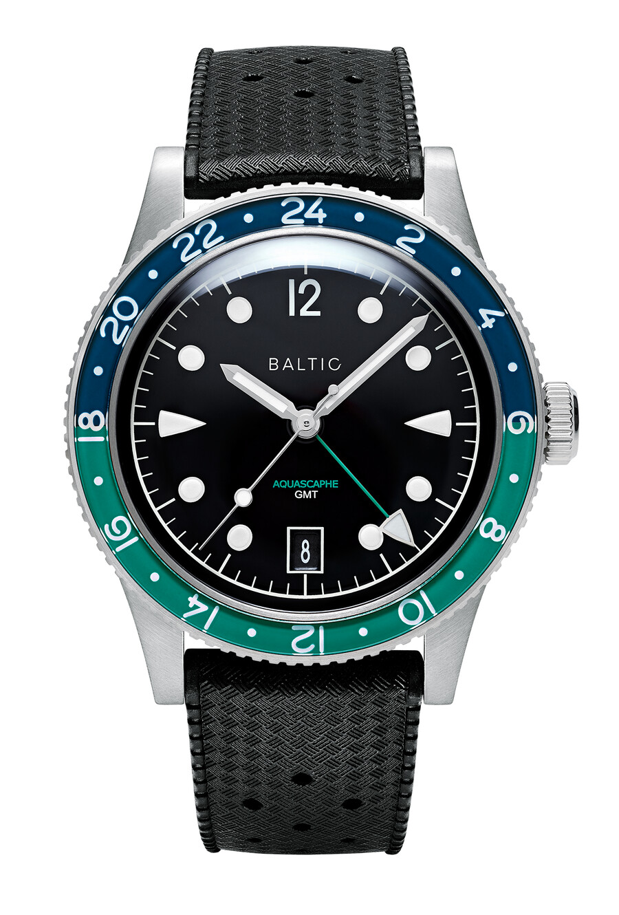 aquascaphe gmt verde - relojes bálticos