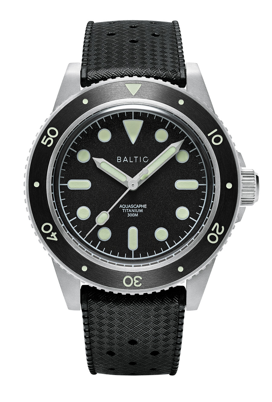 aquascaphe titanium black - relojes bálticos