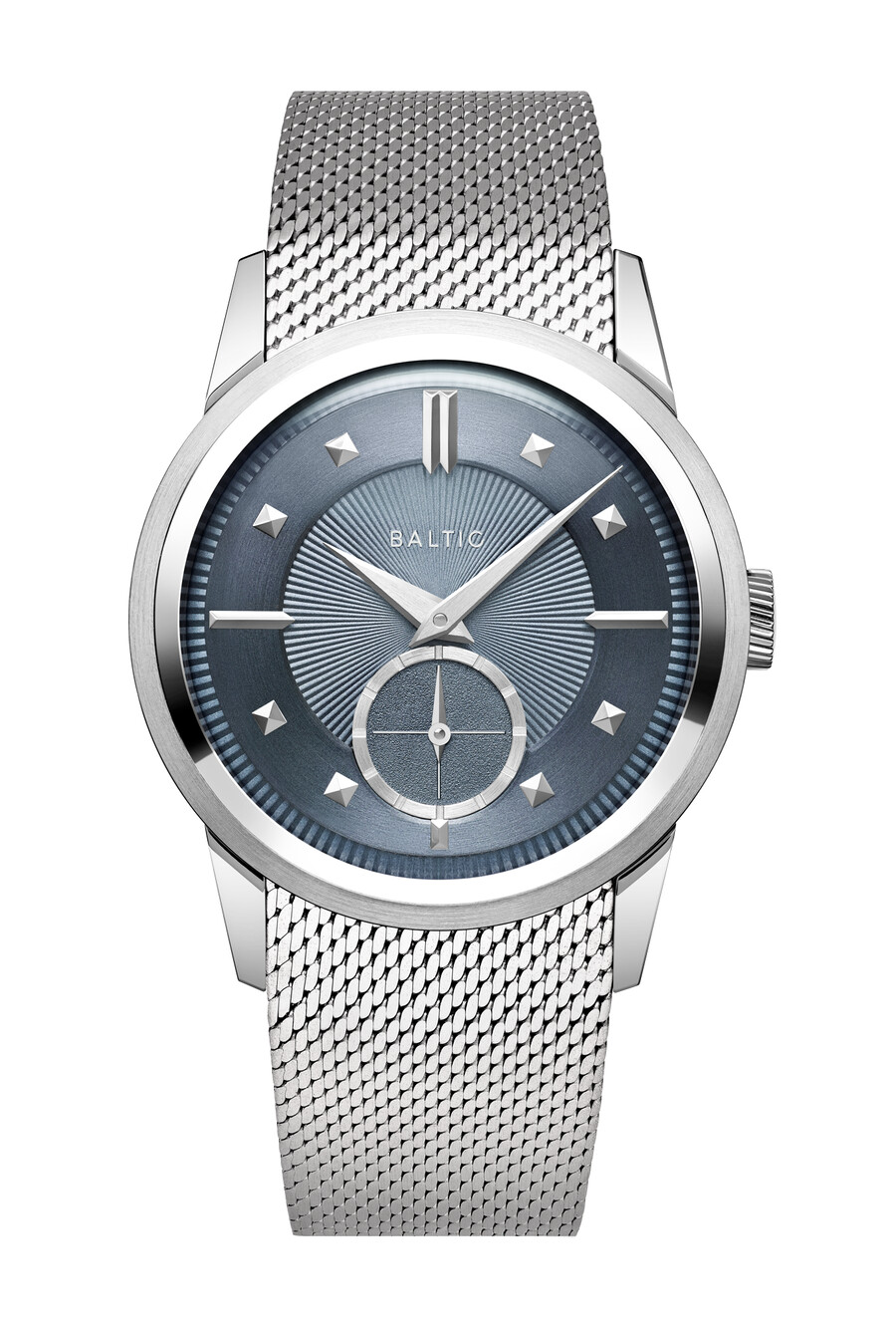 azul gris prismático - relojes bálticos